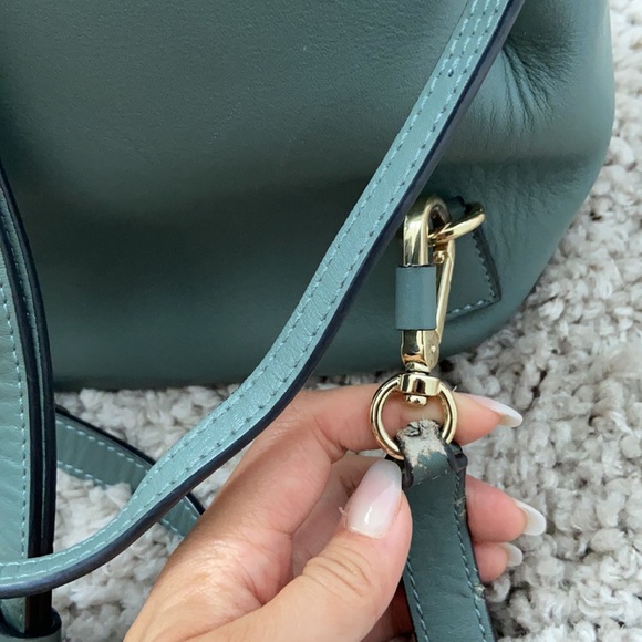 chloe faye backpack mini cloudy blue Chloe Faye Medium Cloudy Blue Backpack